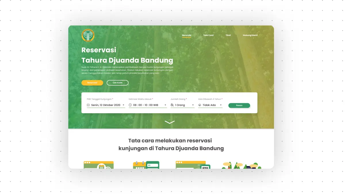 Tahura Reservation System
